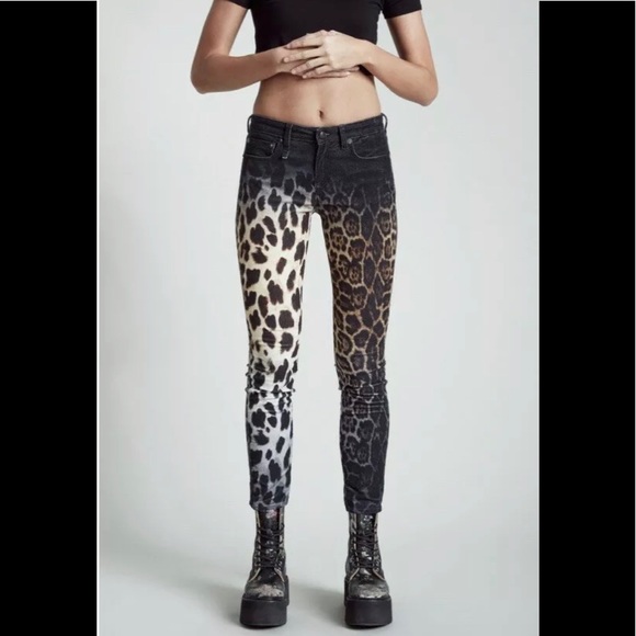R13 Alison skinny leopard jeans. SIZE 26. BNWT - Picture 2 of 12